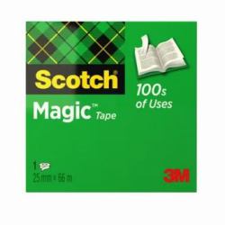 3M 7100027389 Adhésif de bureau 66 m Acrylique Transparent 1 pièce[s] 