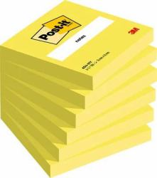 3M 7100180386 Post-it Carré Jaune 100 feuilles Auto-adhésif 