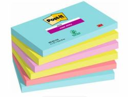 3M 7100242784 Post-it Rectangle Bleu, Vert, Rose 90 feuilles Auto-adhésif 