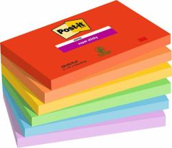 3M 7100258796 Post-it Rectangle Multicolore 90 feuilles Auto-adhésif 
