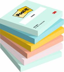 3M 7100259201 Post-it Carré Multicolore 100 feuilles Auto-adhésif 