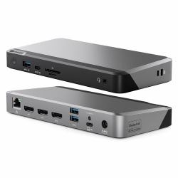 ALOGIC DX3 Avec fil USB 3.2 Gen 1 [3.1 Gen 1] Type-C Noir, Gris 
