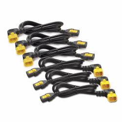 APC NetShelter - Kit cordon d'alimentation - Rack - Connecteurs à 90° - 0,61m 