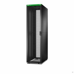 APC Easy Rack, 48U, Black, With Roof, Castors, Feet, 4 Brackets, and Side Panels, No Bottom, 2258H x 600W x 1100D mm 