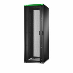 APC Baie EasyRack 800mm/48U/1200mm avec toit, panneau latéral, roulettes, noir 