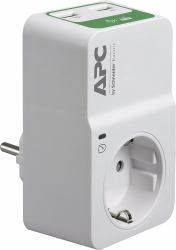 APC PM1WU2-GR protection surtension Blanc 1 sortie[s] CA 230 V 
