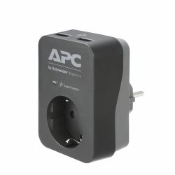 APC PME1WU2B-GR protection surtension Noir, Gris 1 sortie[s] CA 230 V 