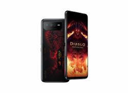 ASUS ROG Phone 6 Diablo Immortal Edition 17,2 cm [6.78"] Double SIM Android 12 5G USB Type-C 16 Go 512 Go 6000 mAh Noir, Rouge 