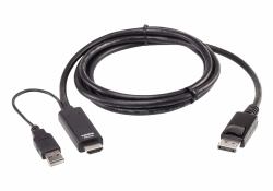 ATEN Câble HDMI vers DisplayPort True 4K de 1.8M 