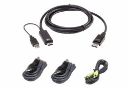 ATEN Kit de câbles KVM USB universels et sécurisés de 1.8 M 