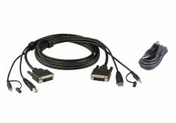 ATEN Kit de câbles KVM sécurisé DVI-D Dual Link USB 3 M 