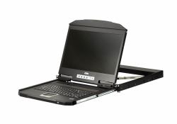 ATEN Console LCD grand écran à un seul rail et à très faible profondeur [USB, VGA] 