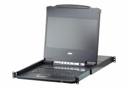 ATEN CL6708MW-ATA-AG support d'ordinateurs 43,9 cm [17.3"] 1920 x 1080 pixels Métal, Plastique Noir 1U 
