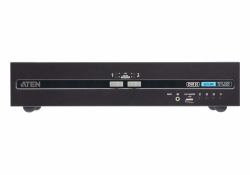 ATEN CS1142D4C commutateur écran, clavier et souris Grille de montage Noir 