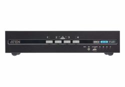 ATEN CS1144D4C commutateur écran, clavier et souris Noir 