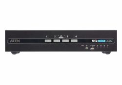 ATEN CS1144DP4C commutateur écran, clavier et souris Noir 