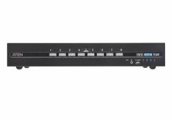 ATEN CS1148D4C commutateur écran, clavier et souris Grille de montage Noir 