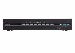 ATEN CS1148DP4C commutateur écran, clavier et souris Noir 