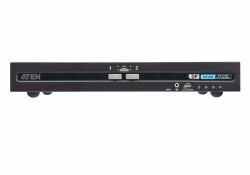 ATEN CS1182DP4C commutateur écran, clavier et souris Noir 
