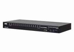 ATEN CS18216 commutateur écran, clavier et souris Noir 