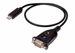 ATEN UC232C câble Série Noir 0,45 m USB Type-C DB-9 