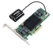 Adaptec 81605ZQ contrôleur RAID PCI Express x8 3.0 12 Gbit/s 