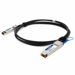 AddOn Networks ADD-QMX1SME-PDAC1M câble InfiniBand et à fibres optiques 1 m QSFP+ SFP+ DAC Noir 