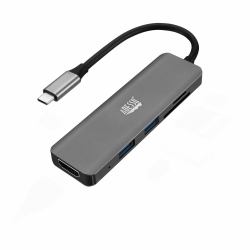 Adesso AUH-4020 station d'accueil Thunderbolt 3 Aluminium 
