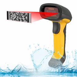Adesso NuScan 5200TU Lecteur de code barre portable 1D/2D CMOS Jaune 