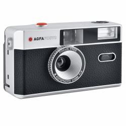 AgfaPhoto 603000 caméra vidéo Caméra-film compact 35 mm Noir, Argent 