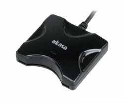 Akasa AK-CR-03BKV2 lecteur de cartes à puce Intérieur Noir USB 2.0 