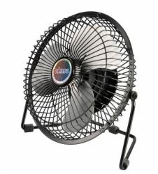 Akasa AK-UFN03-BK ventilateur Aluminium, Noir 
