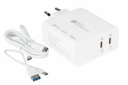 Alcasa PCA-W006W chargeur d'appareils mobiles Universel Blanc Secteur Charge rapide Intérieure 