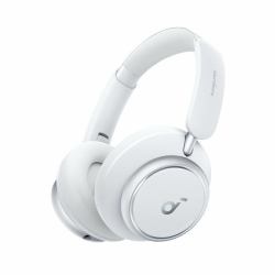 Anker Space Q45 Casques Avec fil &sans fil Arceau Appels/Musique USB Type-C Bluetooth Blanc 