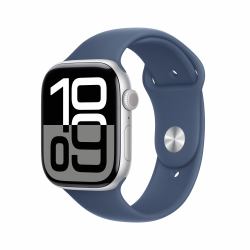 Apple Watch Series 10 [Demo] OLED 46 mm Numérique 416 x 496 pixels Écran tactile Argent Wifi GPS [satellite] 
