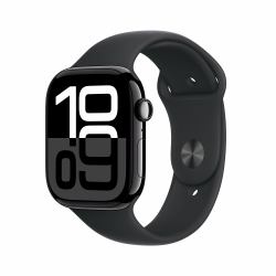 Apple Watch Series 10 [Demo] OLED 46 mm Numérique 416 x 496 pixels Écran tactile Noir Wifi GPS [satellite] 
