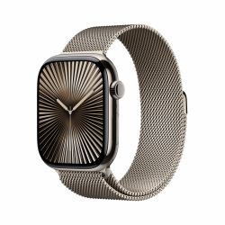 Apple Watch Series 10 [Demo] OLED 46 mm Numérique 416 x 496 pixels Écran tactile 4G Titane Wifi GPS [satellite] 