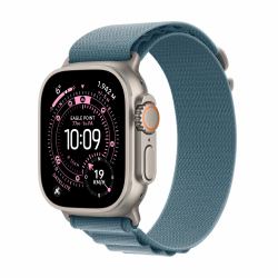 Apple Watch Ultra 3 OLED 49 mm Numérique 422 x 514 pixels Écran tactile 5G Titane Wifi GPS [satellite] 