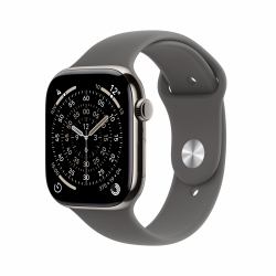 Apple Watch Series 11 OLED 42 mm Numérique 374 x 446 pixels Écran tactile 5G Titane Wifi GPS [satellite] 