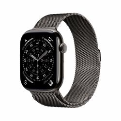 Apple Watch Series 11 OLED 46 mm Numérique 416 x 496 pixels Écran tactile 5G Titane Wifi GPS [satellite] 