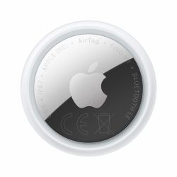 Apple AirTag Personnel Recherche Argent, Blanc 