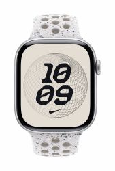 Apple Nike Sport Band Bande Gris Aluminium, Fluoroélastomère 