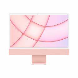 Apple iMac Apple M M1 61 cm [24"] 4480 x 2520 pixels PC All-in-One 8 Go 256 Go SSD macOS Big Sur Wi-Fi 6 [802.11ax] Rose  - Version UK