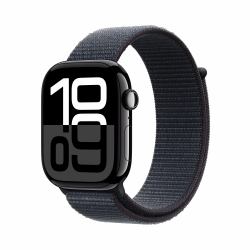 Apple Watch Series 10 OLED 46 mm Numérique 416 x 496 pixels Écran tactile 4G Noir Wifi GPS [satellite] 