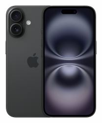 Apple iPhone 16 15,5 cm [6.1"] Double SIM iOS 18 5G USB Type-C 128 Go Noir 