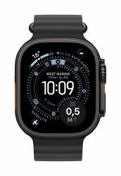 Apple MYPD3ZM/A accessoire intelligent à porter sur soi Bande Noir Fluoroélastomère, Titane 