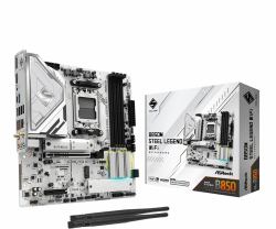 Asrock B850M Steel Legend WiFi AMD B850 Emplacement AM5 micro ATX 
