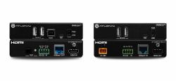 Atlona AT-OME-EX-KIT-LT prolongateur réseau Émetteur et récepteur réseau Noir 