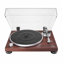 Audio-Technica AT-LPW50BTRW platine Tourne-disque entraîné par courroie Marron Manuel 