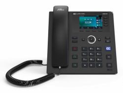 AudioCodes 425HD IP-Phone téléphone fixe Noir 4 lignes LCD  - Version Allemande